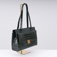 Gucci Dark Green Crocodile Handbag - Sold for $1,920 on 05-17-2026 (Lot 646).jpg
